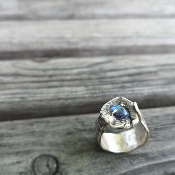 Moon star ring